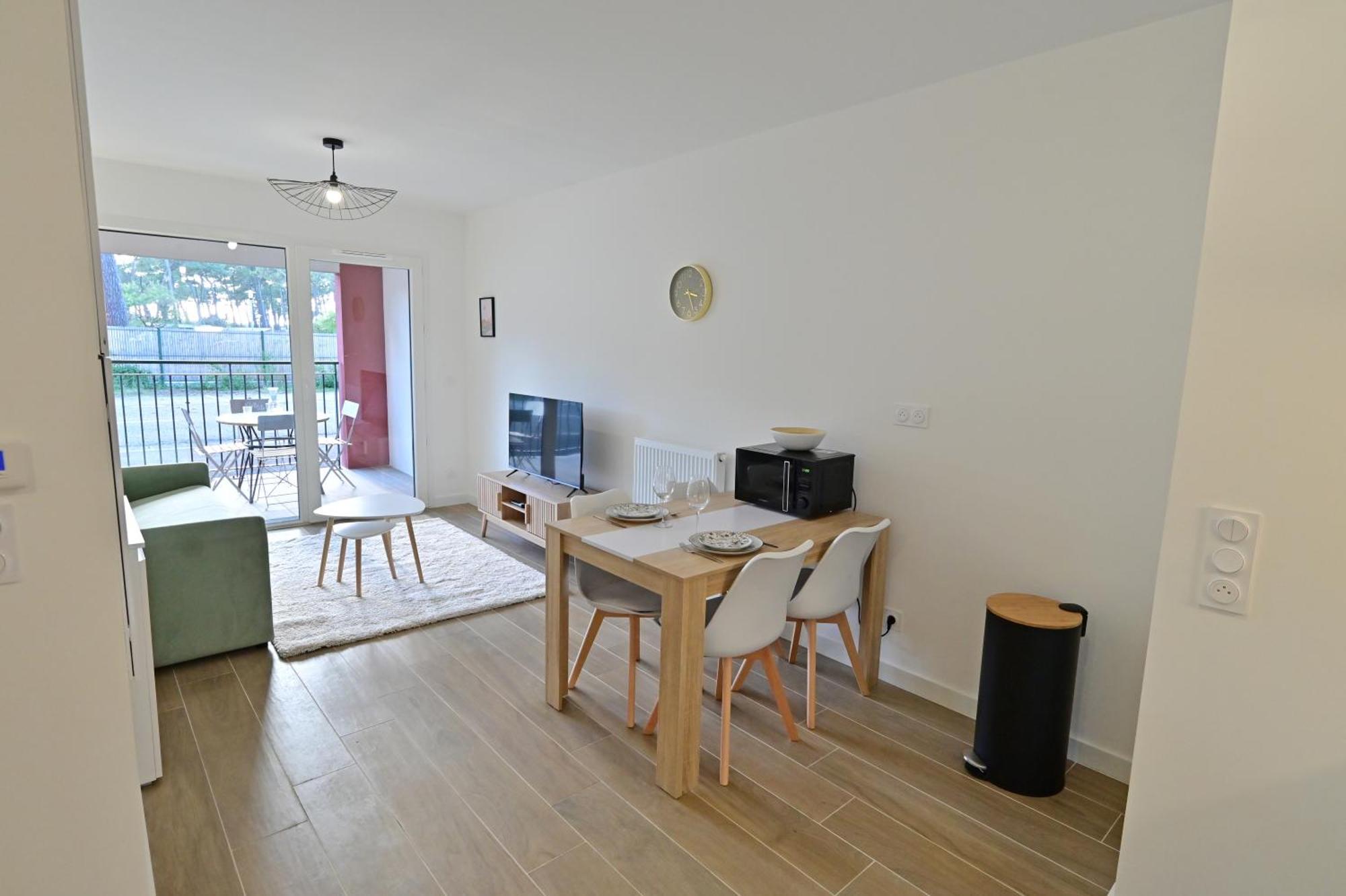 Biscawai Chaleureux Et Cosy Avec Terrasse Apartment Biscarrosse Exterior photo